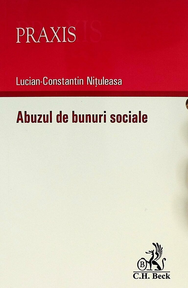 Abuzul de bunuri sociale