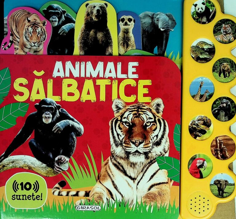 Animale salbatice - Carte cu sunete