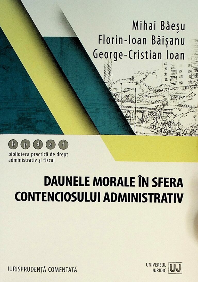 Daunele morale in sfera contenciosului administrativ
