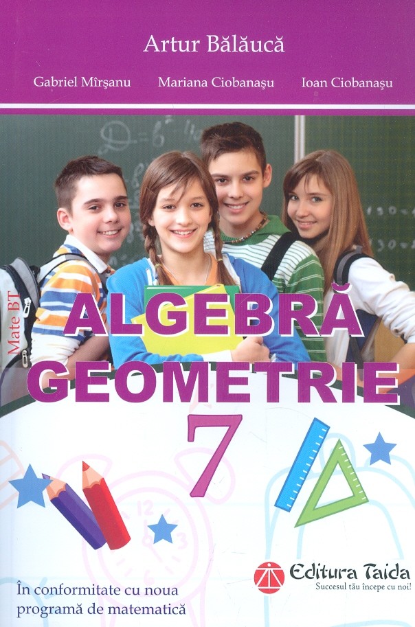 Algebra, geometrie, clasa a VII-a. Contine brosura cu rezultate, indicatii, solutii, comentarii