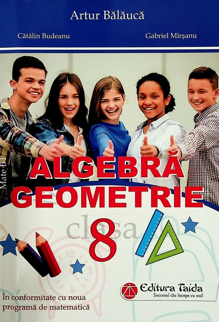 Algebra, geometrie, clasa a VIII-a. Contine brosura cu rezultate, indicatii, solutii