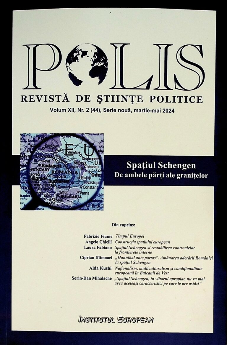 Polis - Revista de stiinte politice, vol. XII, nr. 2 (44)