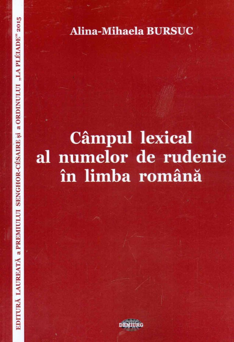 Campul lexical al numelor de rudenie in limba romana