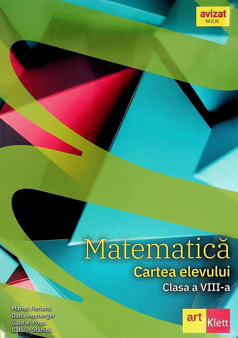 Matematica, clasa a VIII-a. Cartea elevului