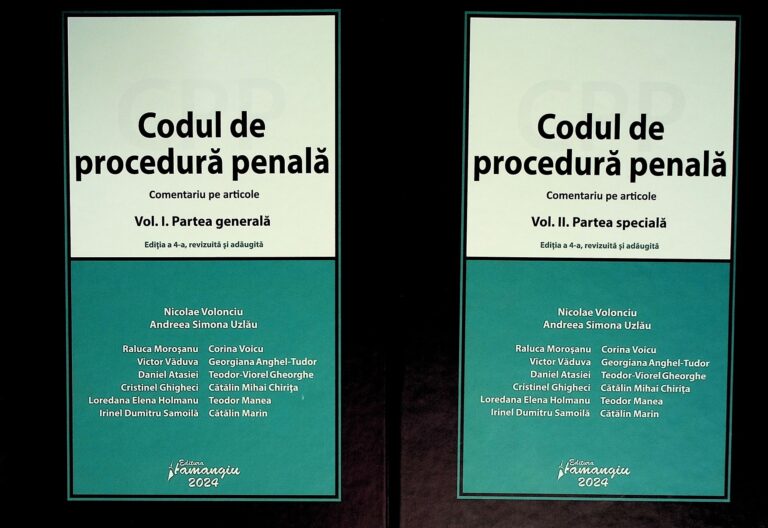 Codul de procedura penala, vol. I-II - Partea generala. Partea speciala