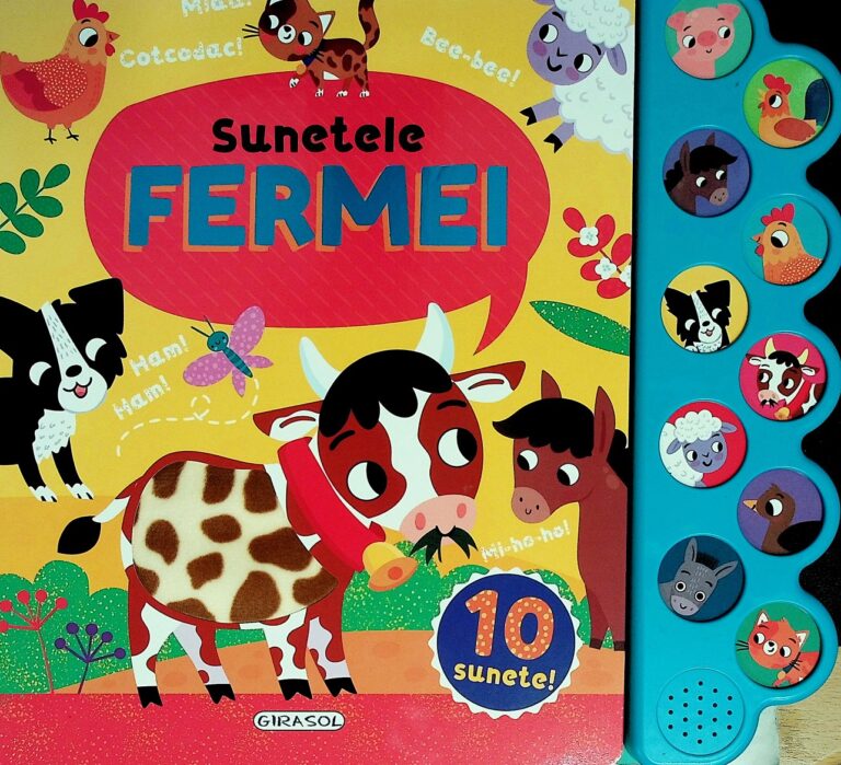 Sunetele fermei. Carte cu sunete