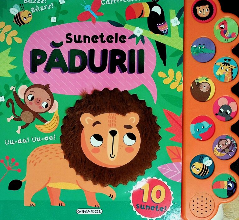 Sunetele padurii. Carte cu sunete