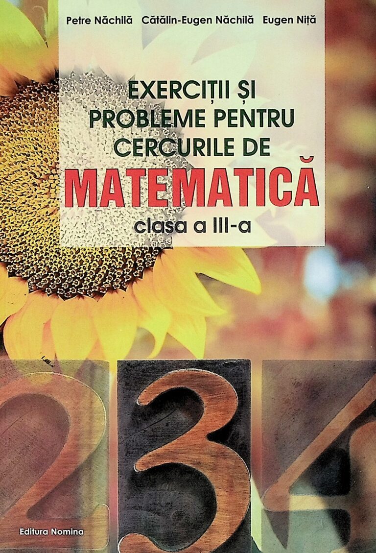 Exercitii si probleme pentru cercurile de matematica, clasa III-a