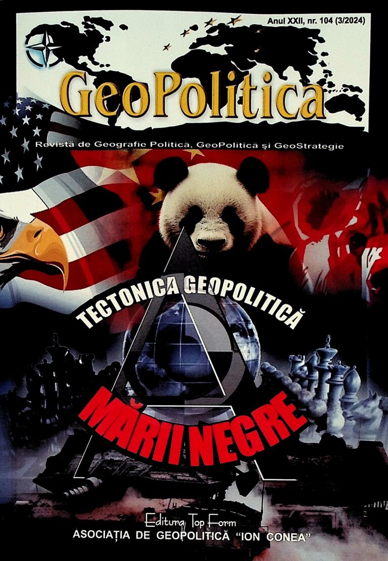 Tectonica geopolitica a Marii Negre. Revista de Geografie Politica, GeoPolitica si GeoStrategie, nr. 104 (3/2024)