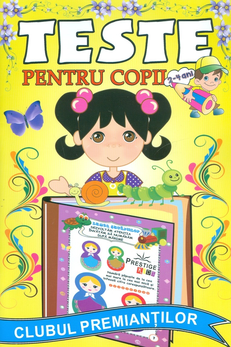 Teste pentru copii, 2-4 ani