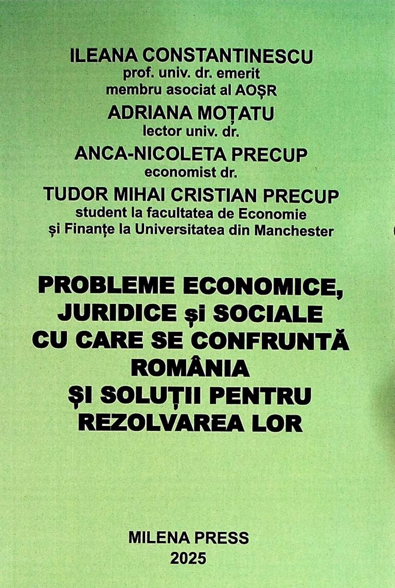Probleme economice, juridice si sociale cu care se confrunta Romania si solutii pentru rezolvarea lor