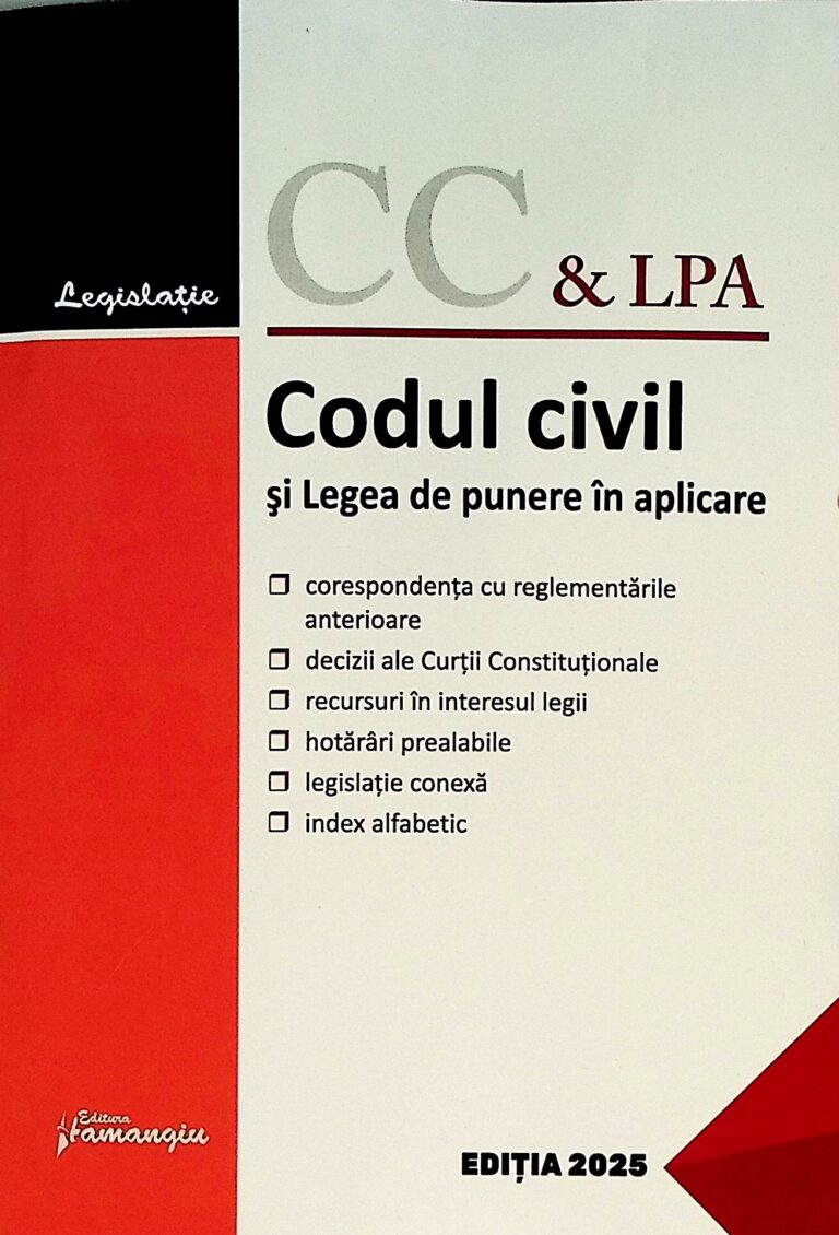 Codul civil si Legea de punere in aplicare