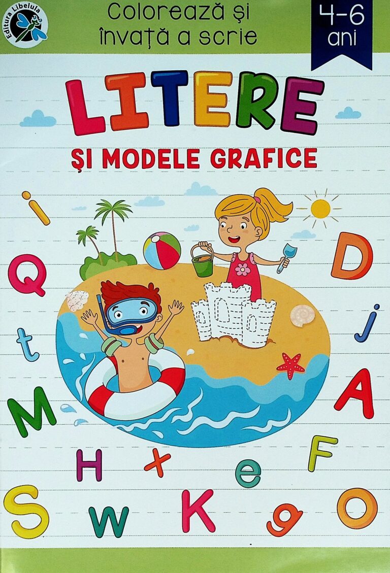 Litere si modele grafice, 4-6 ani