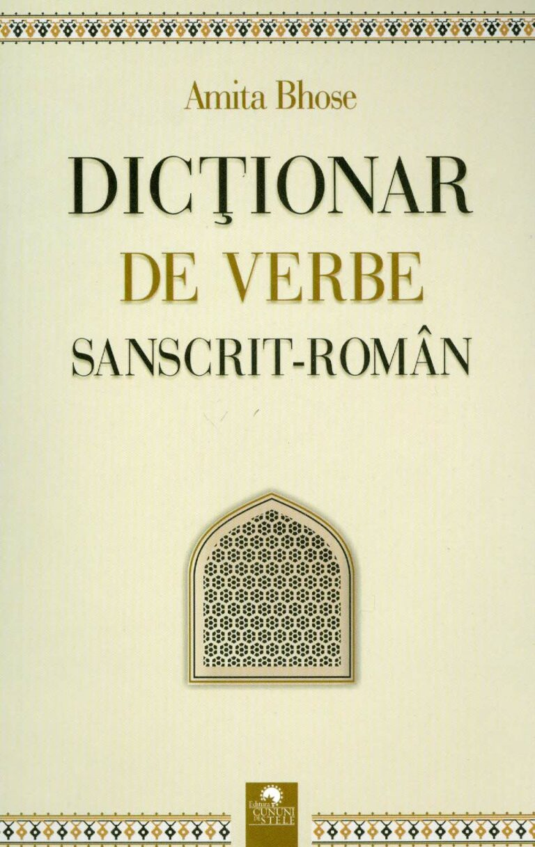 Dictionar de verbe sanscrit-roman