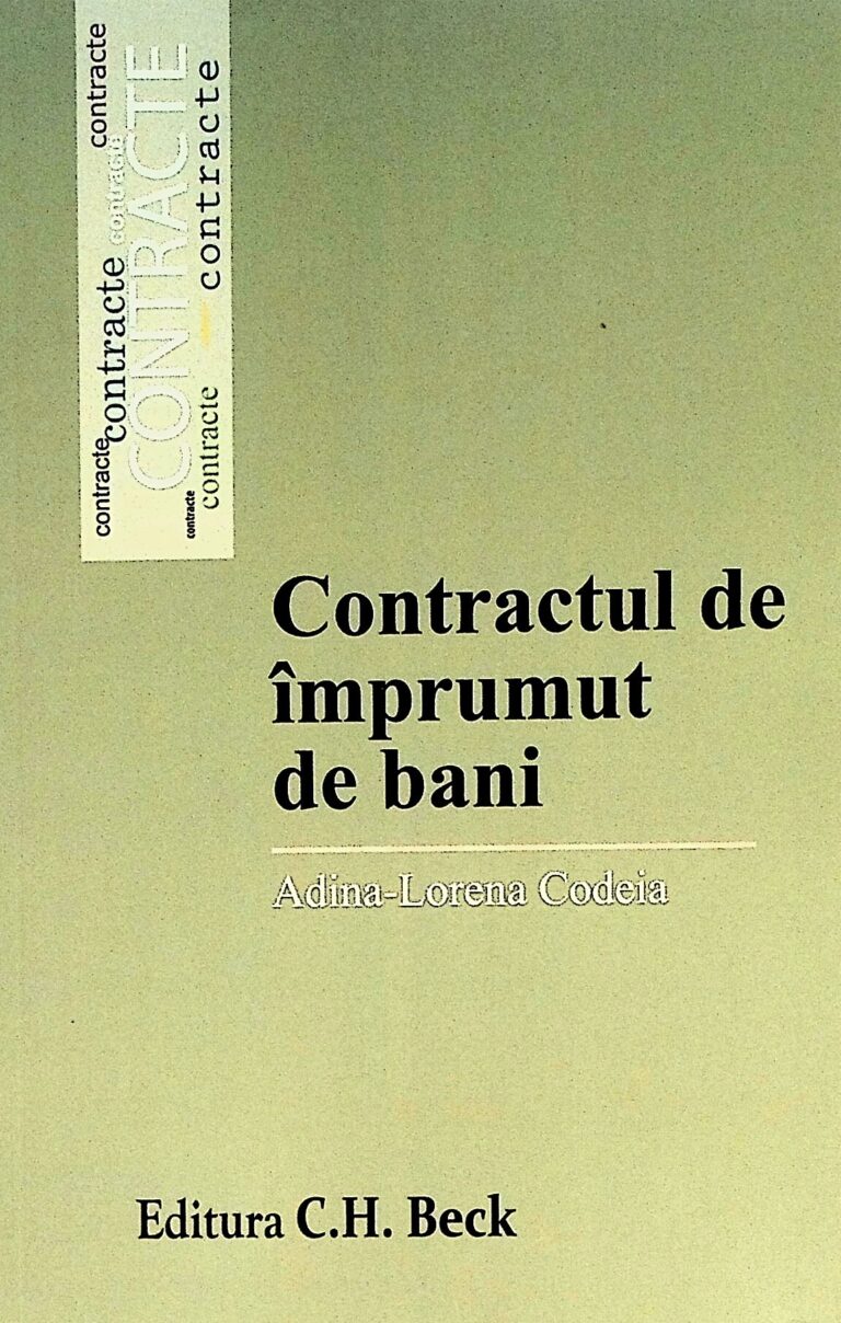Contractul de imprumut de bani