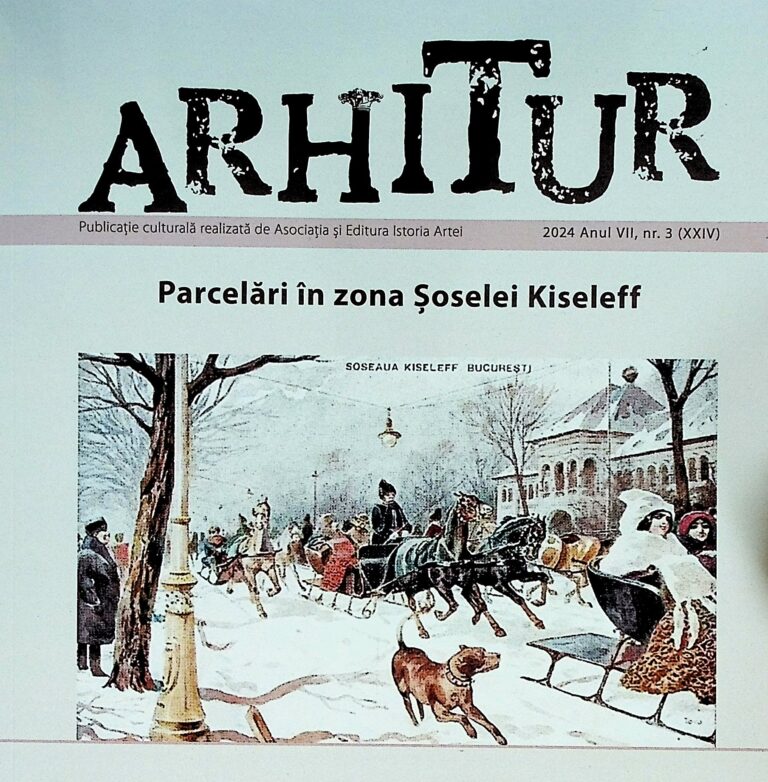 Arhitur, nr.3 anul 2024 - Parcelari in zona Soselei Kiseleff