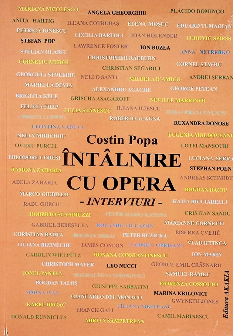 Intalnire cu opera - Interviuri