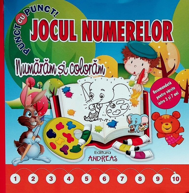 Jocul numerelor. Numaram si coloram