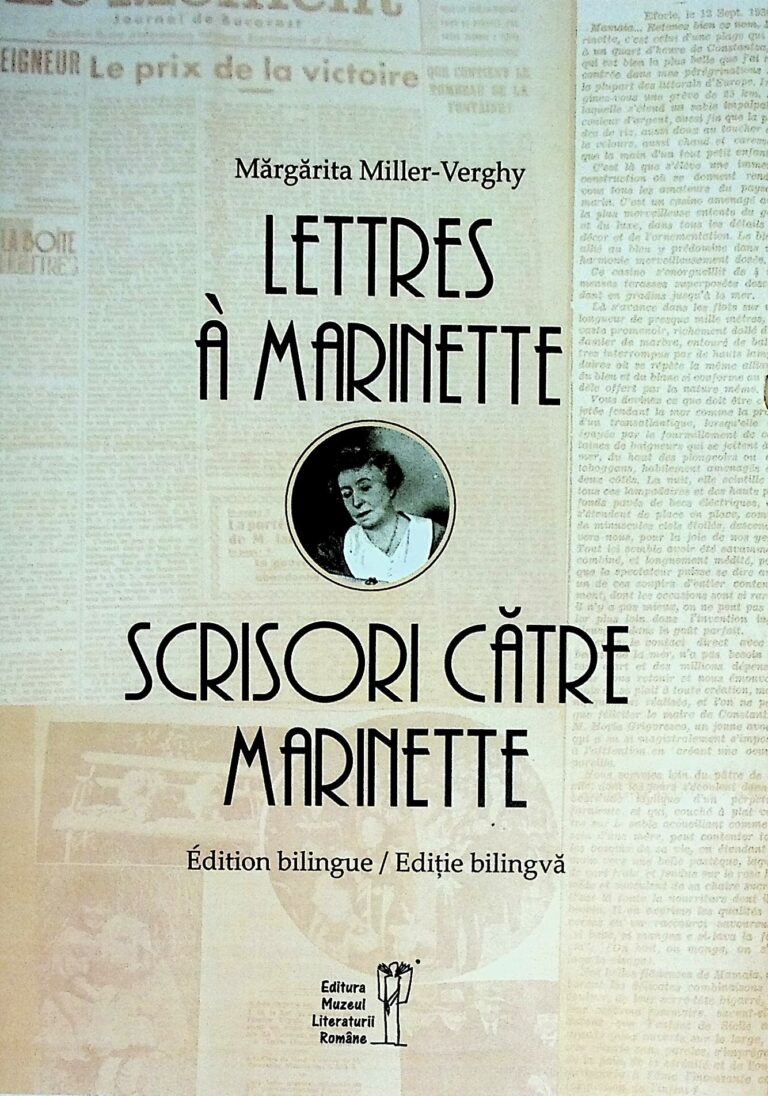 Scrisori catre Marinette. Editie bilingva