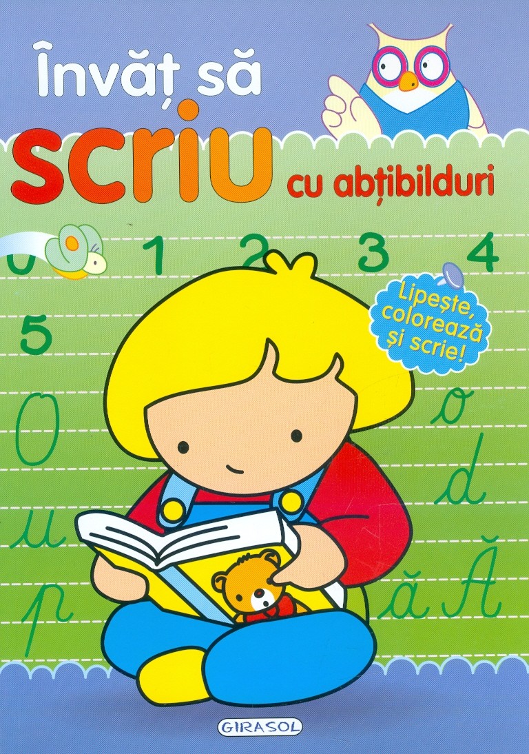 Invat sa scriu cu abtibilduri