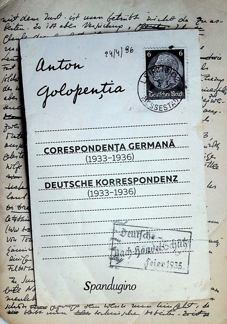 Corespondenta germana (1933-1936). Editie bilingva