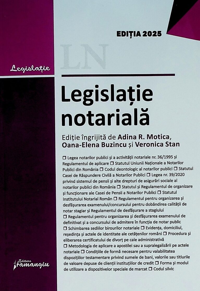 Legislatie notariala
