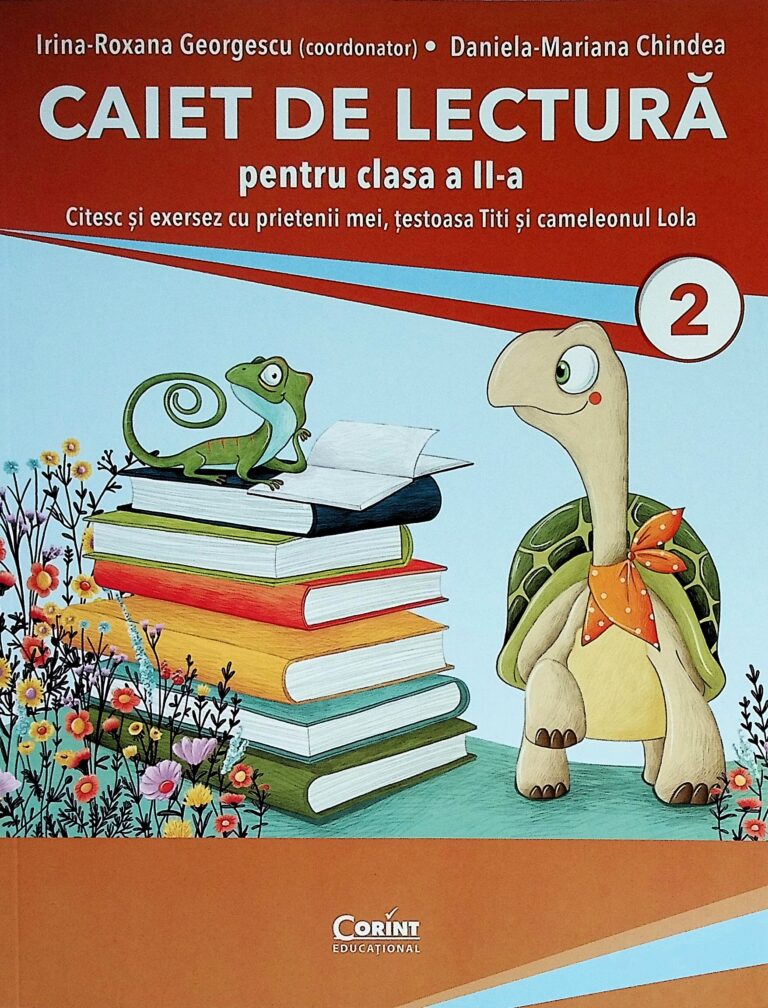 Caiet de lectura pentru clasa a II-a - Citesc si exersez cu prietenii mei, testoasa Titi si cameleonul Lola