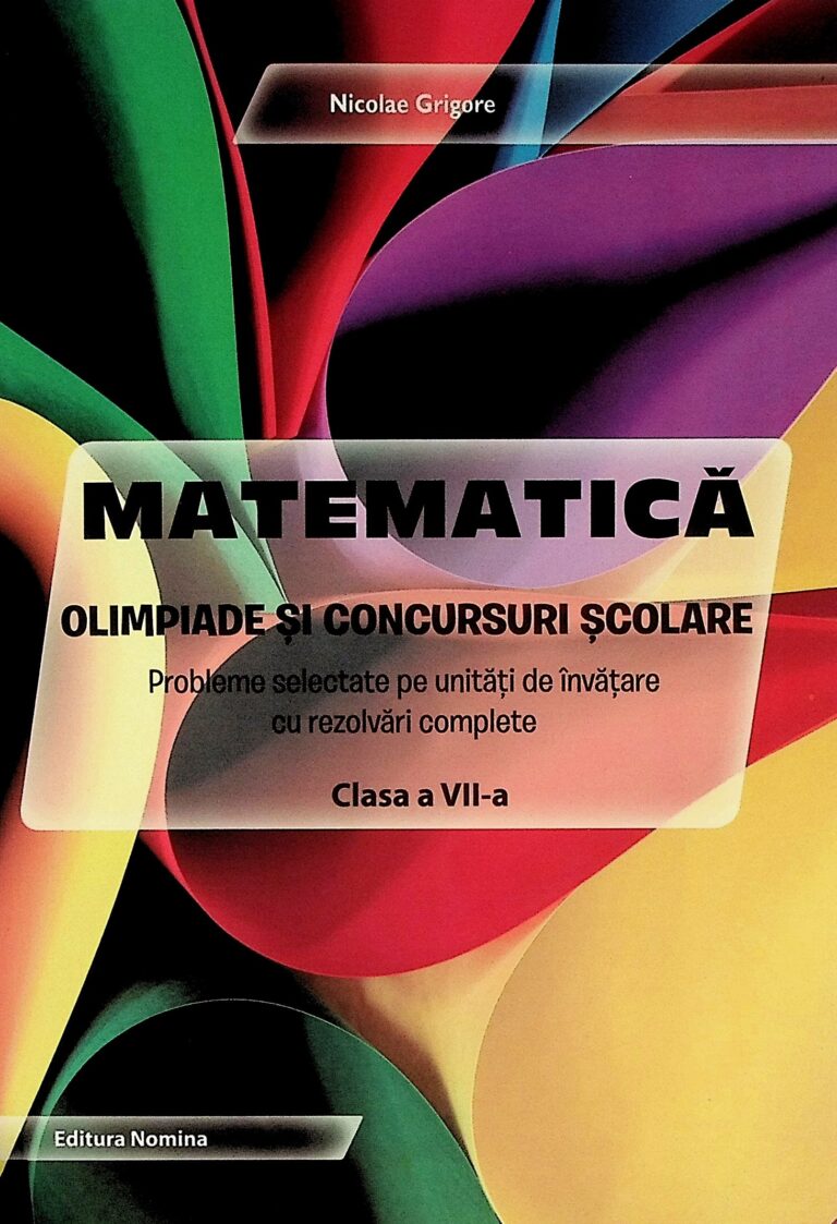 Matematica, clasa a VII-a - Olimpiade si concursuri scolare