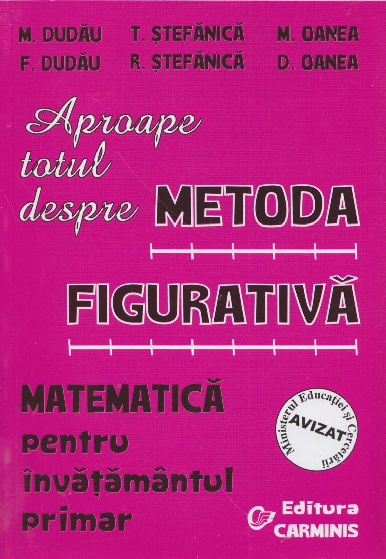 Aproape totul despre metoda figurativa. Matematica pentru invatamantul primar