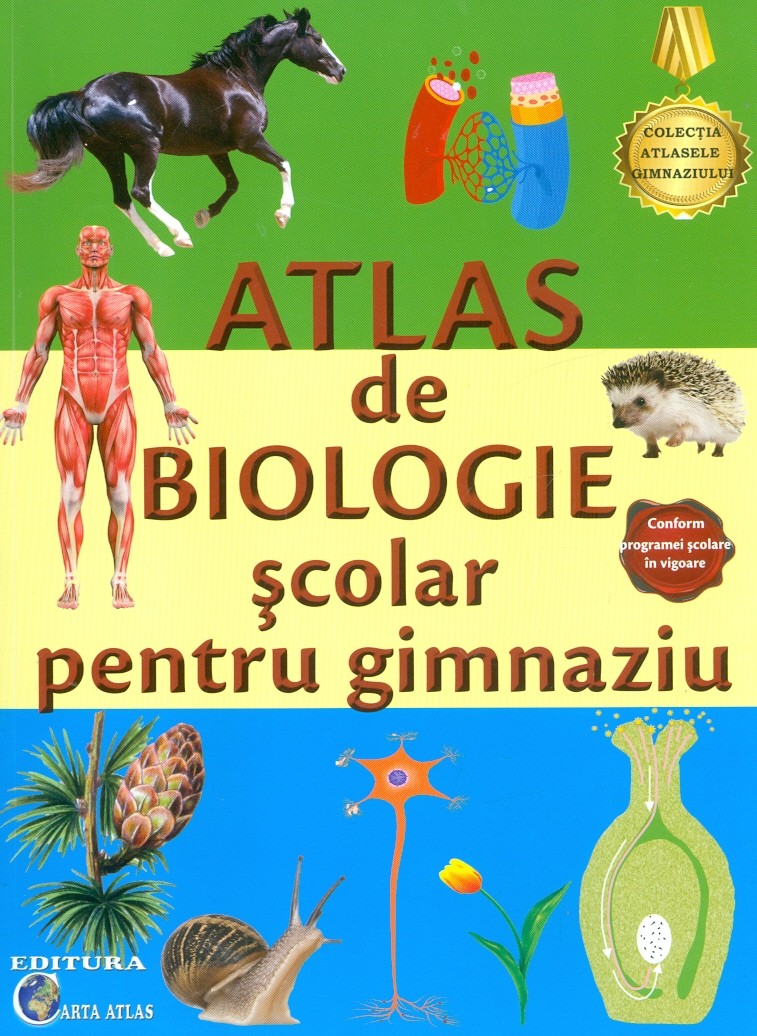 Atlas de biologie scolar pentru gimnaziu