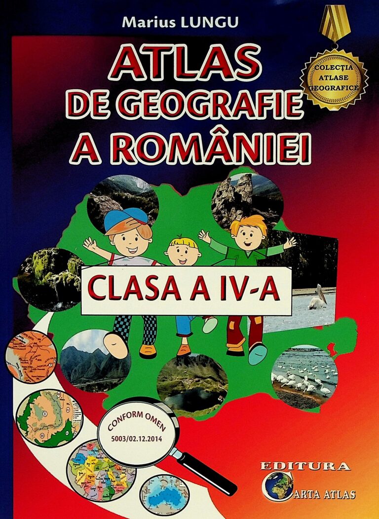 Atlas de geografie a Romaniei, clasa a IV-a