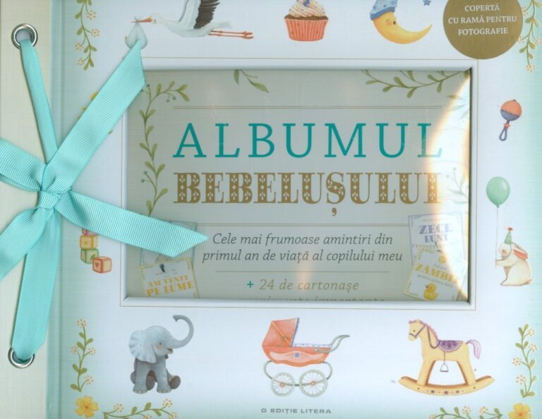 Albumul bebelusului. Cele mai frumoase amintiri din primul an de viata al copilului meu + 24 de cartonase