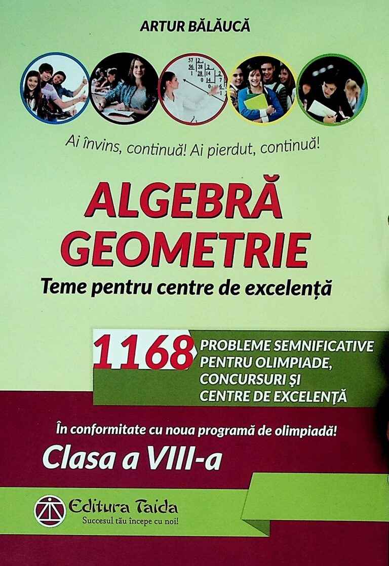 Algebra, geometrie, clasa a VIII-a - Teme pentru centre de excelenta
