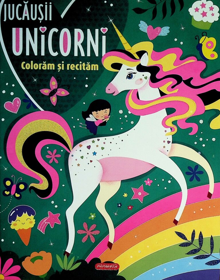 Jucausii unicorni. Coloram si recitam