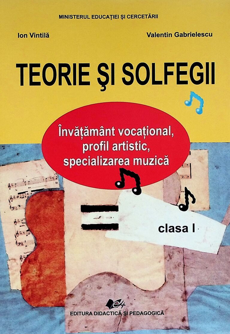 Teorie si solfegii, clasa I