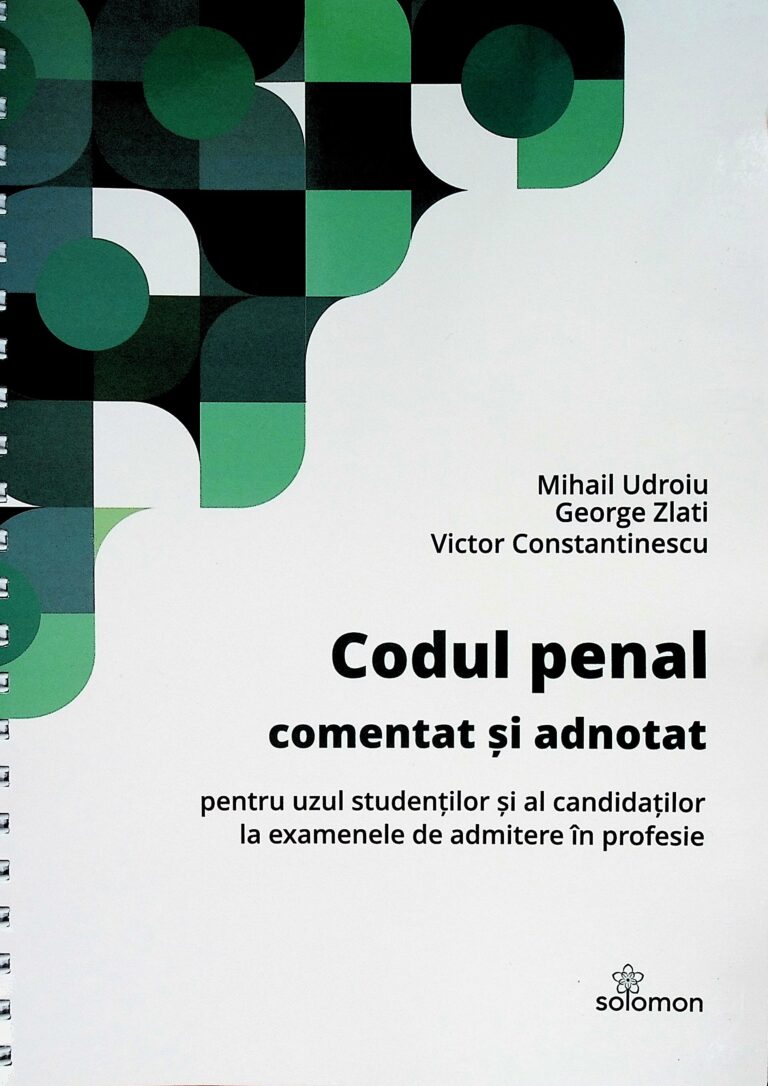 Codul penal comentat si adnotata