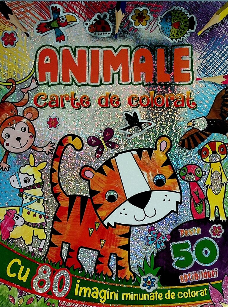 Animale. Carte de colorat
