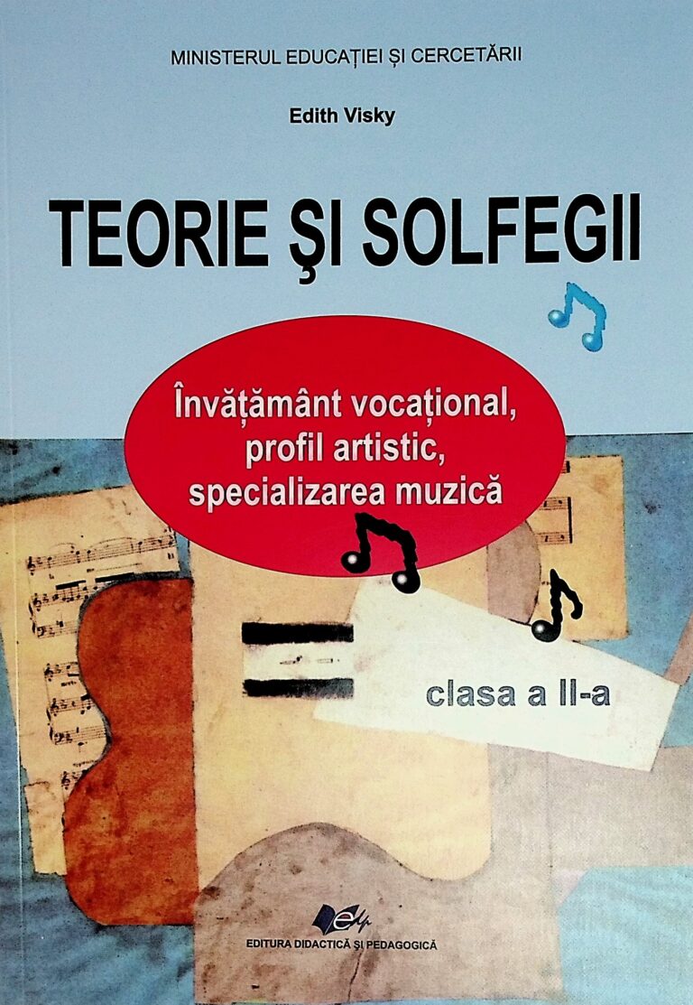 Teorie si solfegii, clasa a II-a