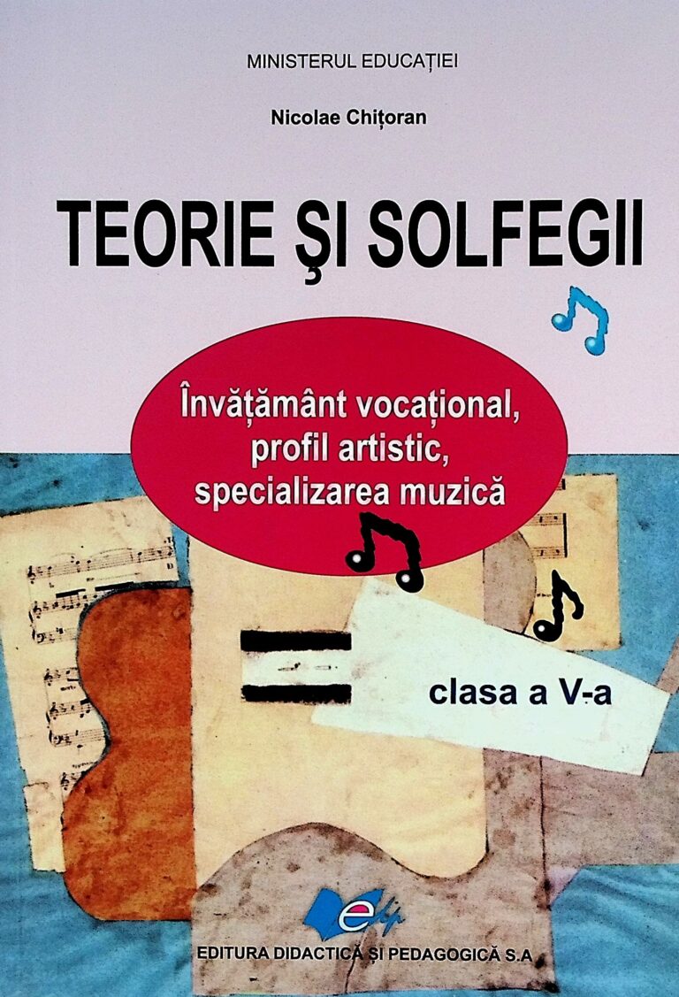 Teorie si solfegii, clasa a V-a