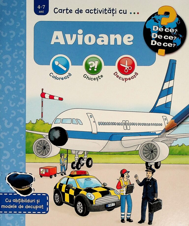 Carte de activitati cu... Avioane