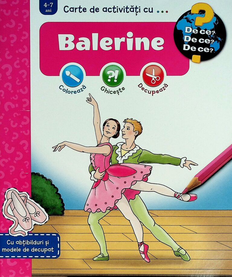 Carte de ctivitati cu... Balerine