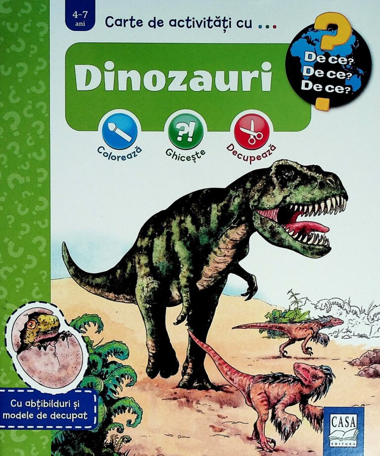 Carte de activitati cu... Dinozauri
