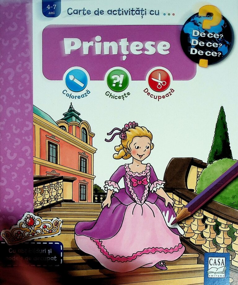 Carte de activitati cu... Printese