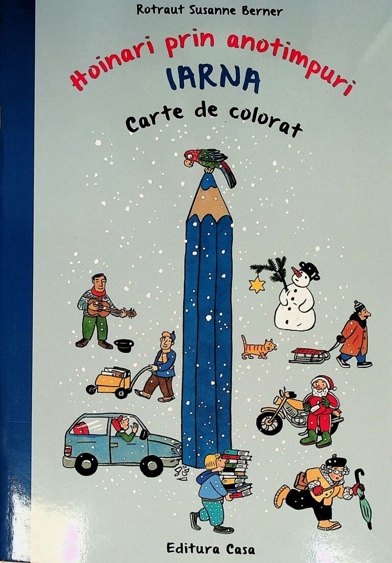 Carte de colorat Hoinari prin anotimpuri Iarna