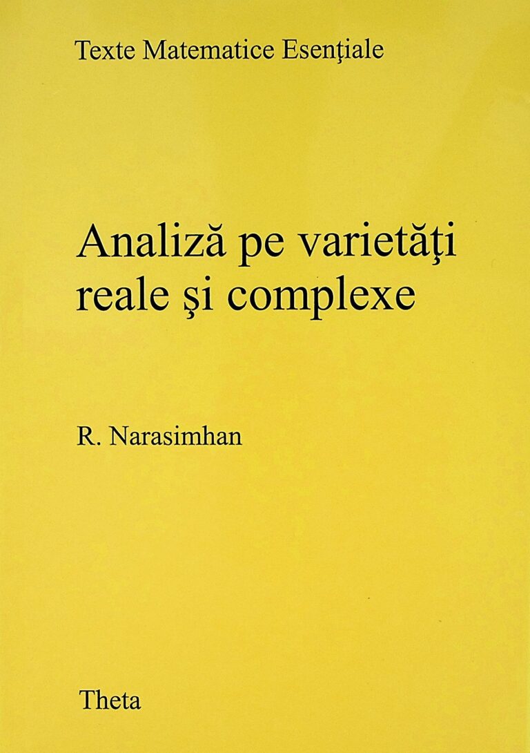 Analiza pe varietati reale si complexe