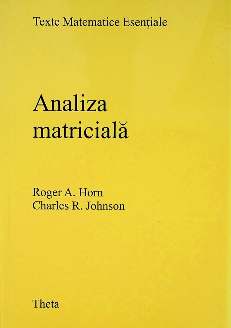 Analiza matriciala