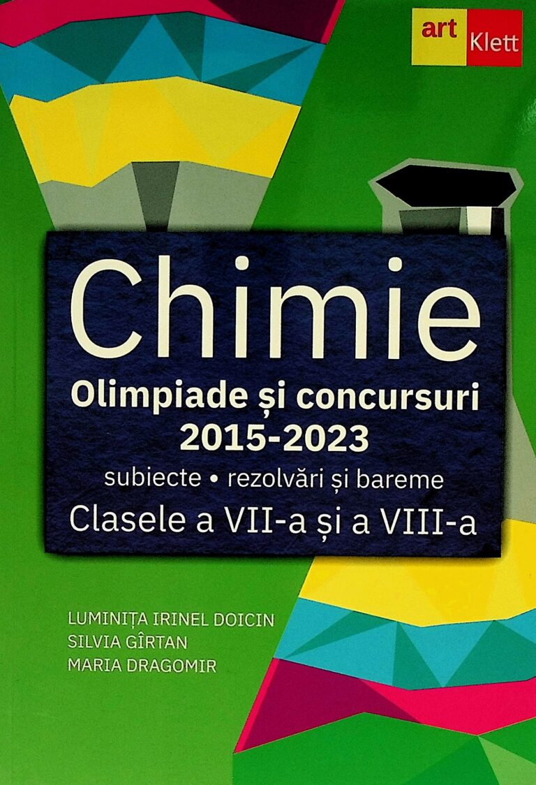Chimie - Olimpiade si concursuri, 2015-2023, clasele a VII-a si a VIII-a