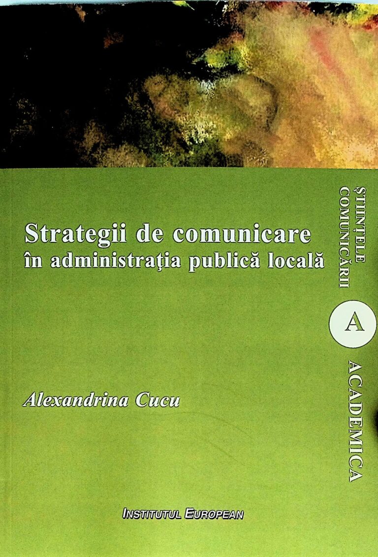Strategii de comunicare in administratia publica locala