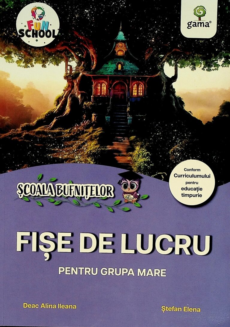 Scoala bufnitelor - Fise de lucru pentru grupa mare