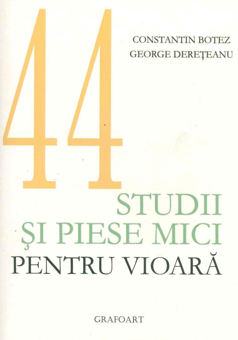 44 studii si piese mici pentru vioara